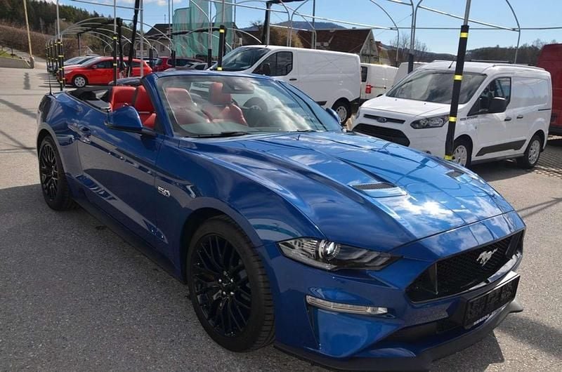 Blau Gebraucht 2022 Ford Mustang GT Cabrio | € 69.499 (Fairer Preis) - Bild 1/4
