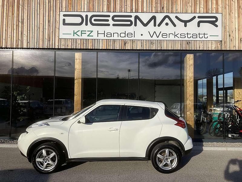 Gebraucht Nissan Juke Acenta 110 PS (80 kW) 2012 Weiß SUV