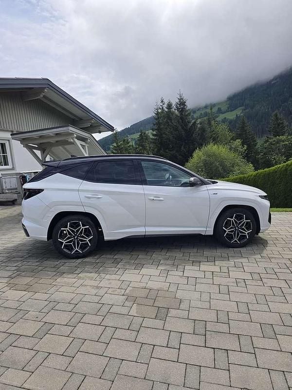 Gebraucht Hyundai Tucson N Line 136 PS (100 kW) 2023 Weiß SUV