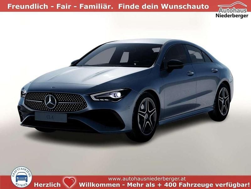 Silber Gebraucht 2024 Mercedes CLA200 AMG line Coupé | € 47.476 - Bild 1/4