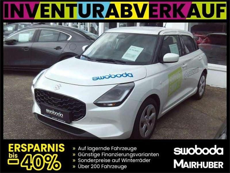 Gebraucht Suzuki Swift 83 PS (61 kW) 2024 Pure white  weiss Kleinwagen