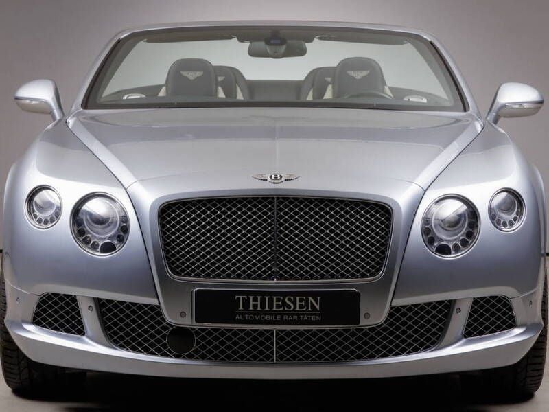 Gebraucht Bentley Continental GT Convertible 575 PS (422 kW) 2014 Silber Cabrio