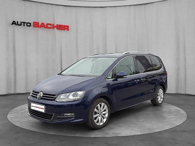 Gebraucht VW Sharan Business+ 177 PS (130 kW) 2019 Blau Van / Kleinbus