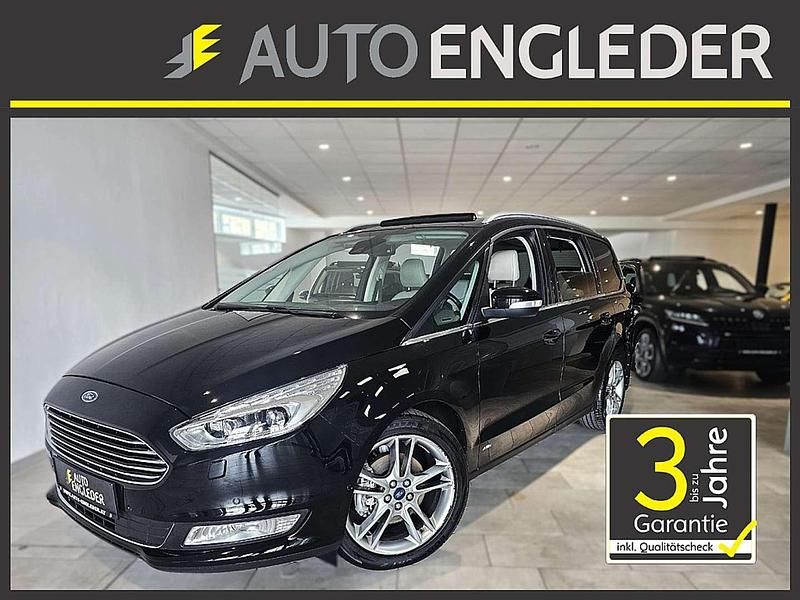 Schwarz Gebraucht 2017 Ford Galaxy Titanium Van / Kleinbus | € 19.900 (Teuer) - Bild 1/4