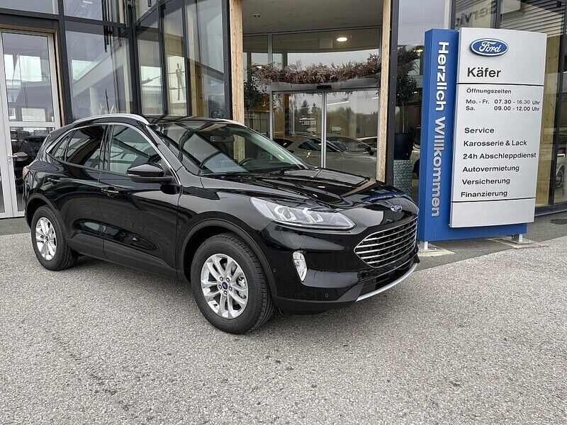 Obsidian schwarz metallic Gebraucht 2022 Ford Kuga Titanium X SUV | € 43.990 - Bild 1/4