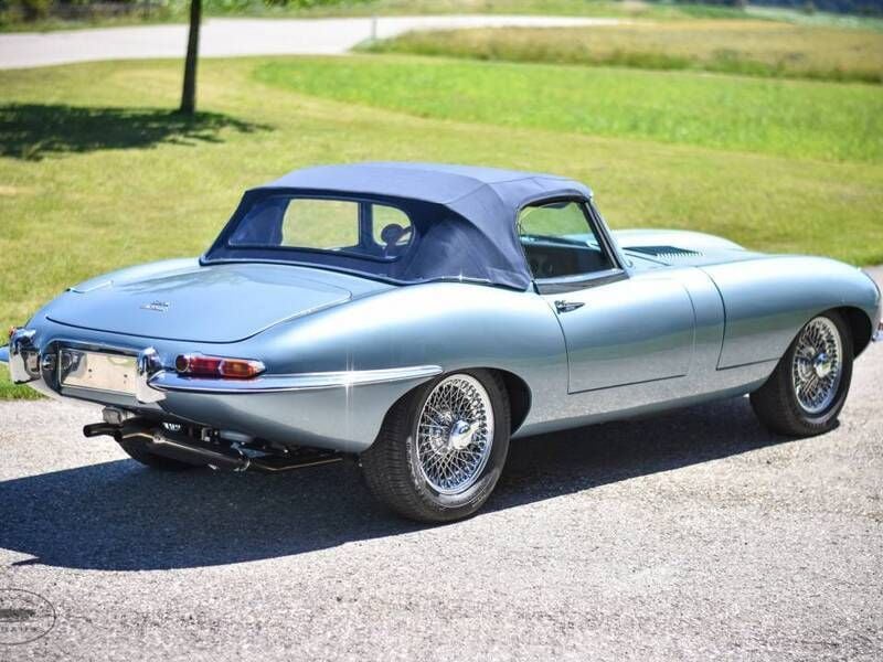 Gebraucht Jaguar E-Type 269 PS (197 kW) 1963 Blau Cabrio