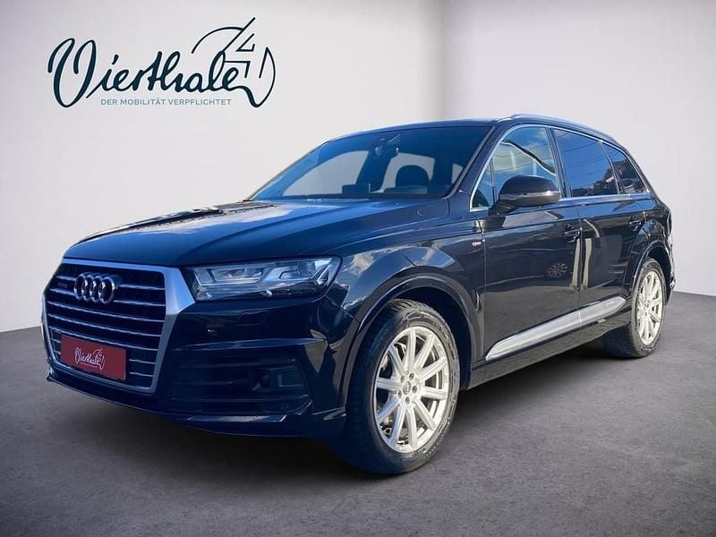 Schwarz metallic Gebraucht 2017 Audi Q7 Design SUV | € 36.950 (Teuer) - Bild 1/4