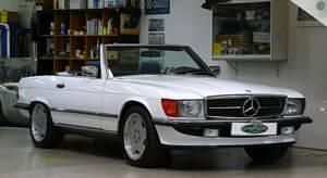 Gebraucht Mercedes SL300 180 PS (132 kW) 1987 Weiß Cabrio