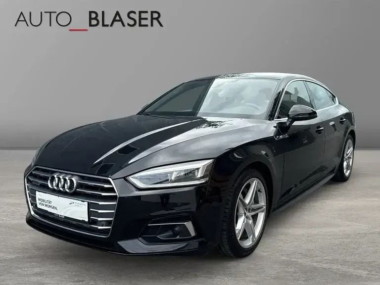 Schwarz metallicperleffektno Gebraucht 2017 Audi A5 Sportback Sport Kleinwagen | € 16.990 (Fairer Preis) - Bild 1/4