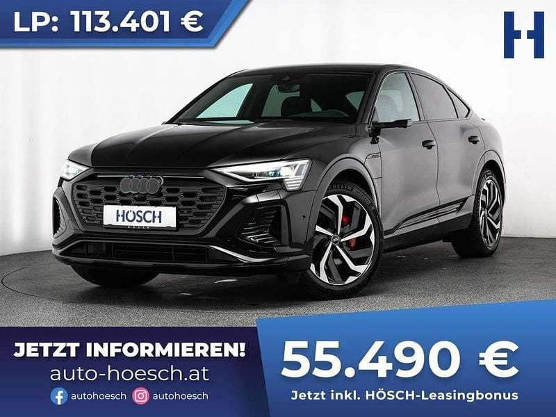 Gebraucht Audi Q8 e-tron S-Line 300 kW (408 PS) 2024 Schwarz SUV