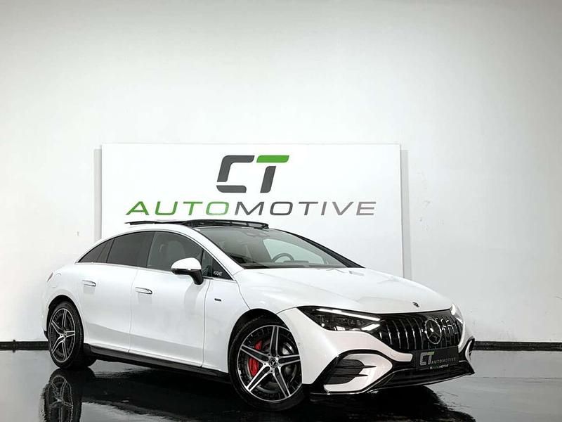 Weiß Gebraucht 2022 Mercedes EQE AMG 43 AMG Limousine | € 56.900 - Bild 1/4