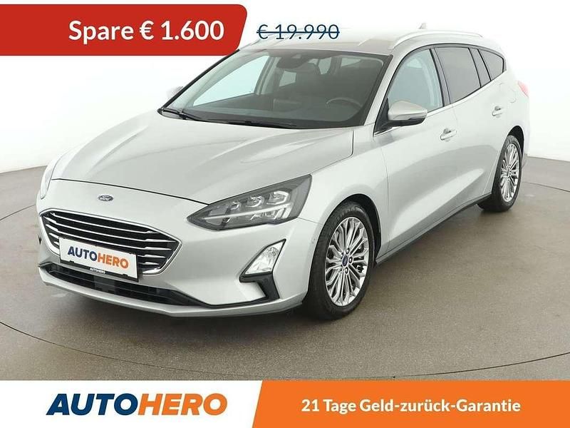 Grau Gebraucht 2019 Ford Focus Titanium Kombi | € 18.390 (Etwas zu teuer) - Bild 1/3