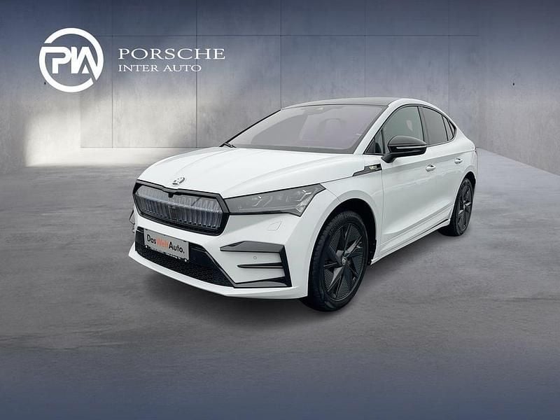 Weiss metallic Gebraucht 2023 Skoda Enyaq iV RS SUV | € 43.490 (Guter Preis) - Bild 1/4