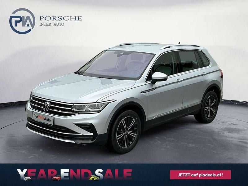 Silber Gebraucht 2021 VW Tiguan Elegance SUV | € 28.990 (Superpreis) - Bild 1/4