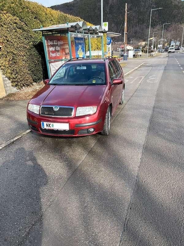 Gebraucht Skoda Fabia 75 PS (55 kW) 2006 Rot Kombi