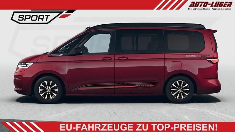 Neu VW California Comfortline 2025 Fortanarot metallic dach schwarz Van