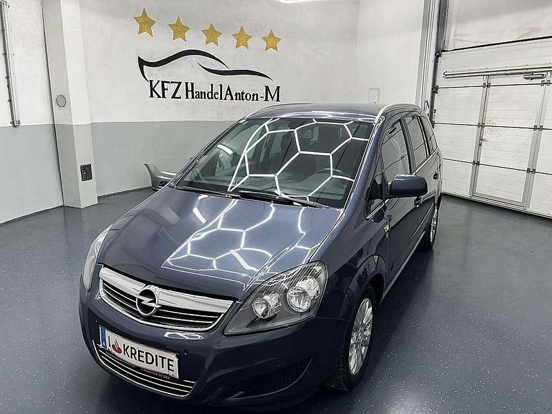 Gebraucht Opel Zafira Edition 110 PS (80 kW) 2010 Blau Van / Kleinbus