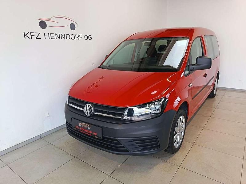 Gebraucht VW Caddy Maxi 102 PS (75 kW) 2015 Rot Van / Kleinbus