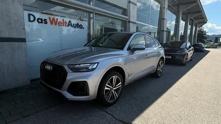 Silber metallic Gebraucht 2022 Audi Q5 Sportback S-Line SUV | € 49.900 (Teuer) - Bild 1/4