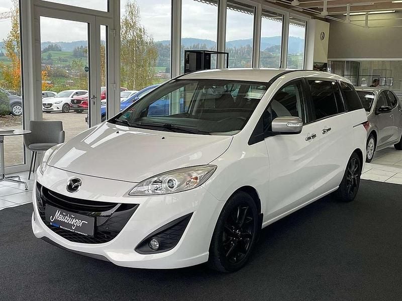 Weiß Gebraucht 2014 Mazda 5 Takumi-Line Van / Kleinbus | € 10.999 (Etwas zu teuer) - Bild 1/4