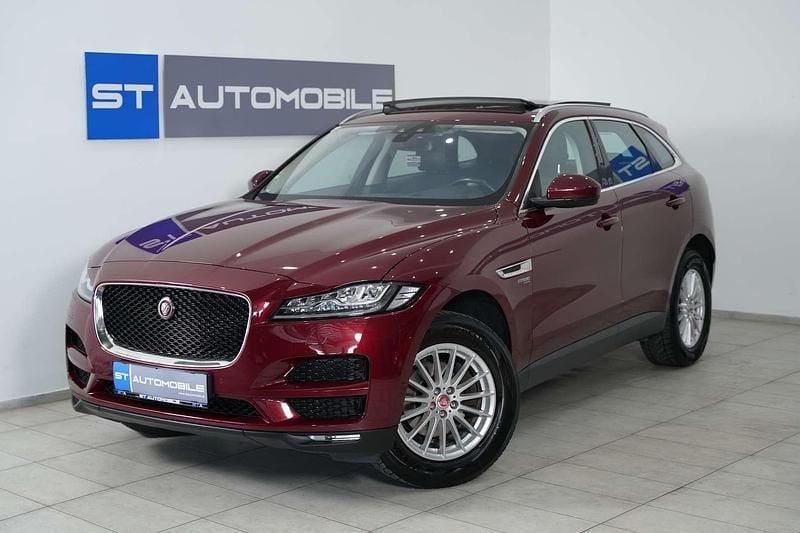 Rot Gebraucht 2018 Jaguar F-Pace Portfolio SUV | € 24.990 (Etwas zu teuer) - Bild 1/3