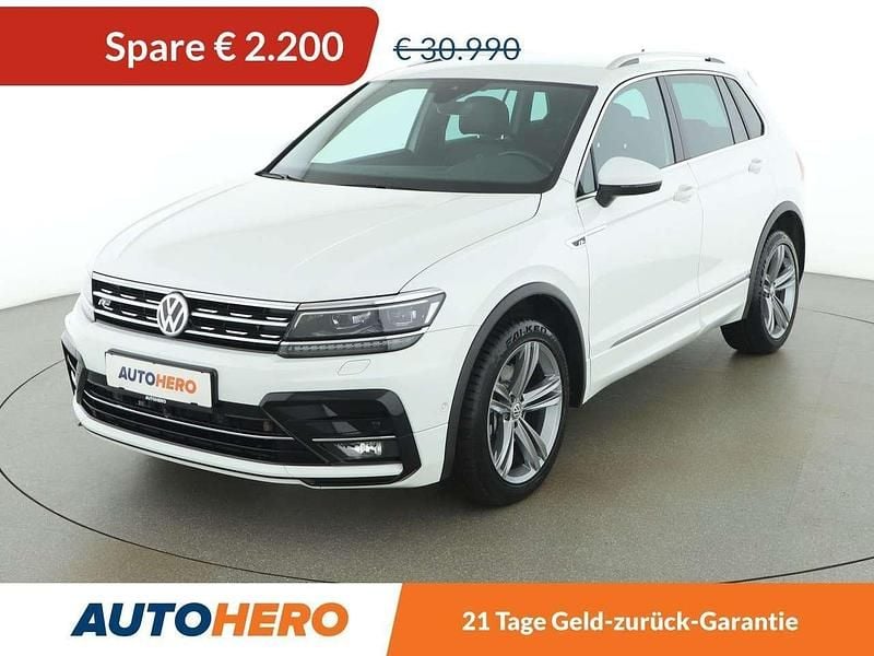 Weiß Gebraucht 2018 VW Tiguan Highline SUV | € 28.790 (Guter Preis) - Bild 1/3