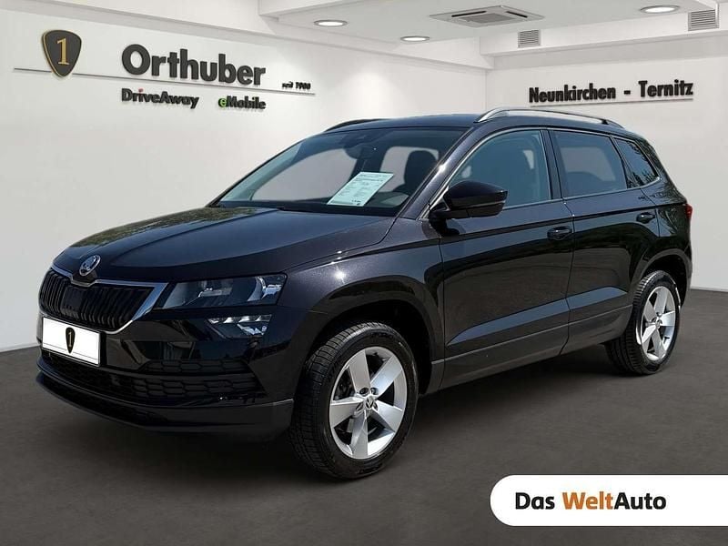 Schwarz Gebraucht 2021 Skoda Karoq Ambition SUV | € 24.390 (Fairer Preis) - Bild 1/4