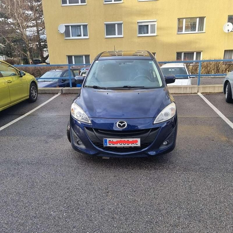 Gebraucht Mazda 5 116 PS (85 kW) 2012 Blau Van / Kleinbus