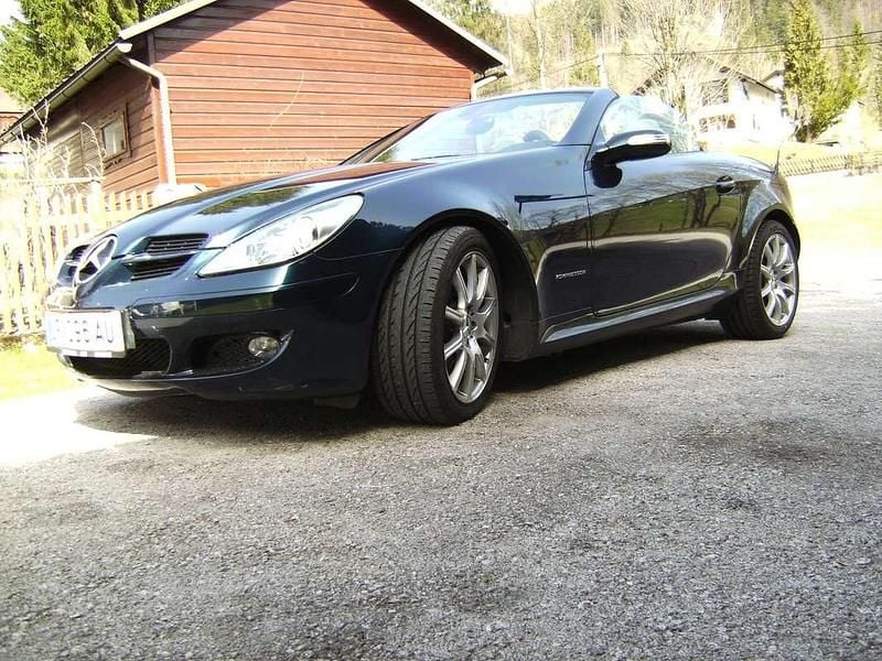 Gebraucht Mercedes SLK200 163 PS (119 kW) 2004 Blau Cabrio