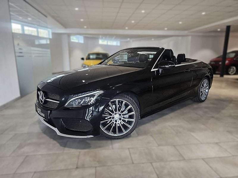 Gebraucht Mercedes C220 AMG line 170 PS (125 kW) 2016 Schwarz Cabrio
