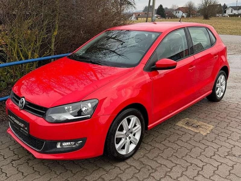 Gebraucht VW Polo Comfortline 75 PS (55 kW) 2009 Rot Kleinwagen