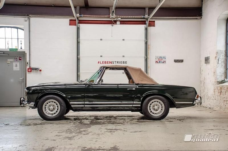 Gebraucht Mercedes SL280 170 PS (125 kW) 1969 Dunkelgrün Cabrio