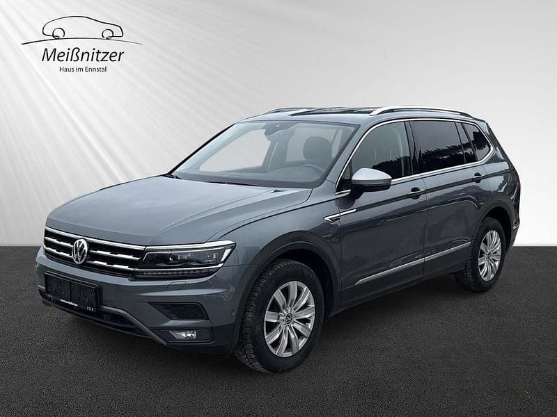 Gebraucht VW Tiguan Allspace Highline 150 PS (110 kW) 2021 Dunkelgrau  metallic SUV