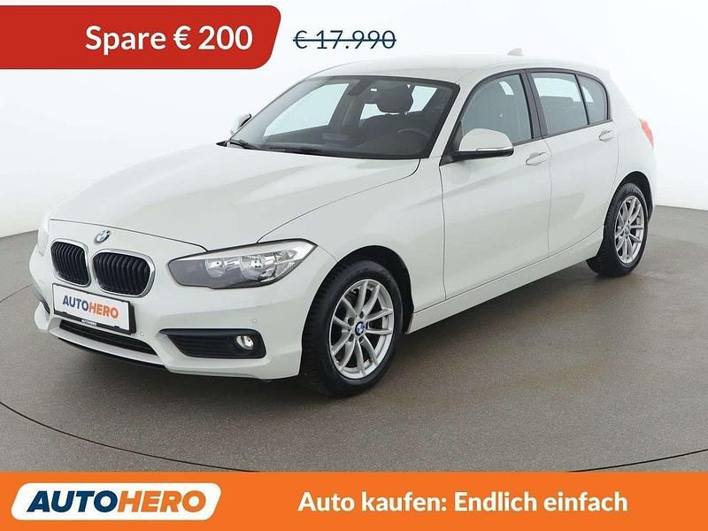 Gebraucht BMW 116 Advantage 116 PS (85 kW) 2018 Weiß Kleinwagen
