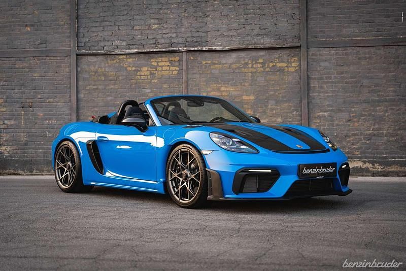Gebraucht Porsche 718 Spyder 500 PS (367 kW) 2024 Blau Cabrio