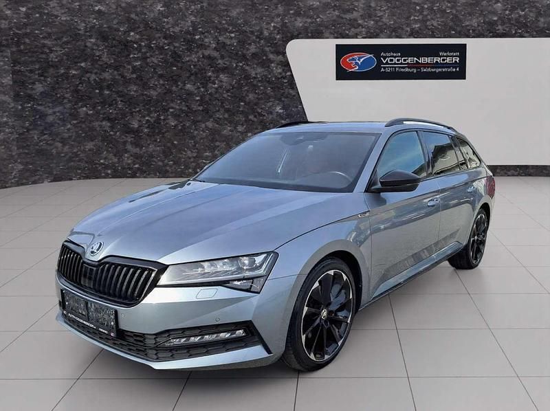Grau Gebraucht 2020 Skoda Superb SportLine Kombi | € 25.970 (Etwas zu teuer) - Bild 1/4