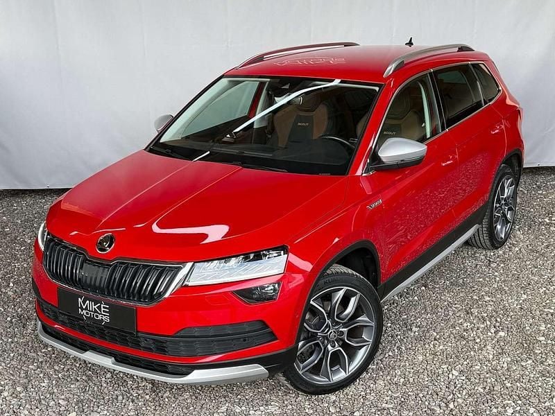 Gebraucht Skoda Karoq 150 PS (110 kW) 2019 Rot SUV