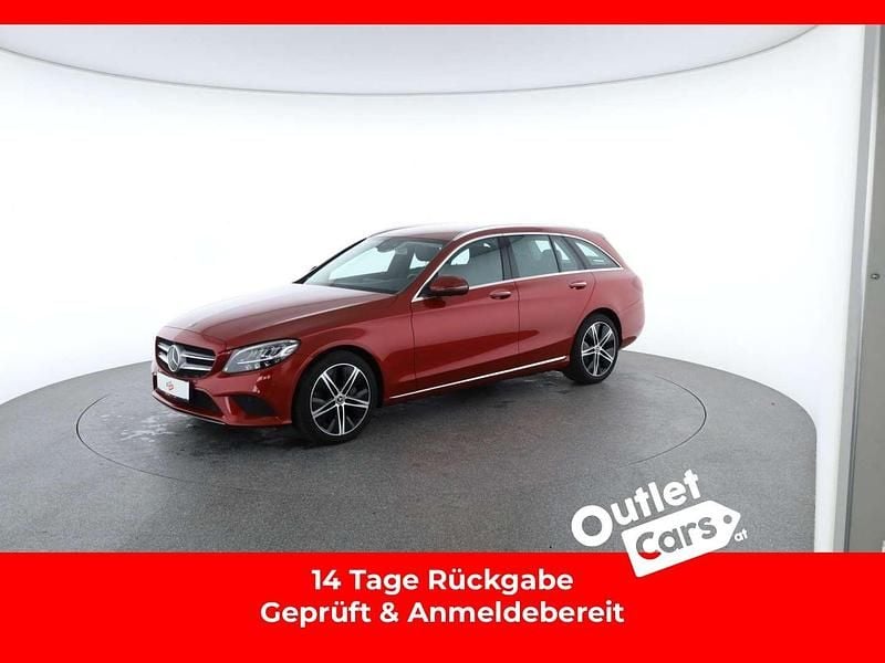 Rot Gebraucht 2020 Mercedes C220 Avantgarde Kombi | € 29.990 (Guter Preis) - Bild 1/3