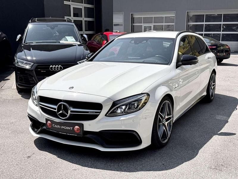 Weiß Gebraucht 2018 Mercedes C63 AMG AMG Kombi | € 52.990 (Superpreis) - Bild 1/4