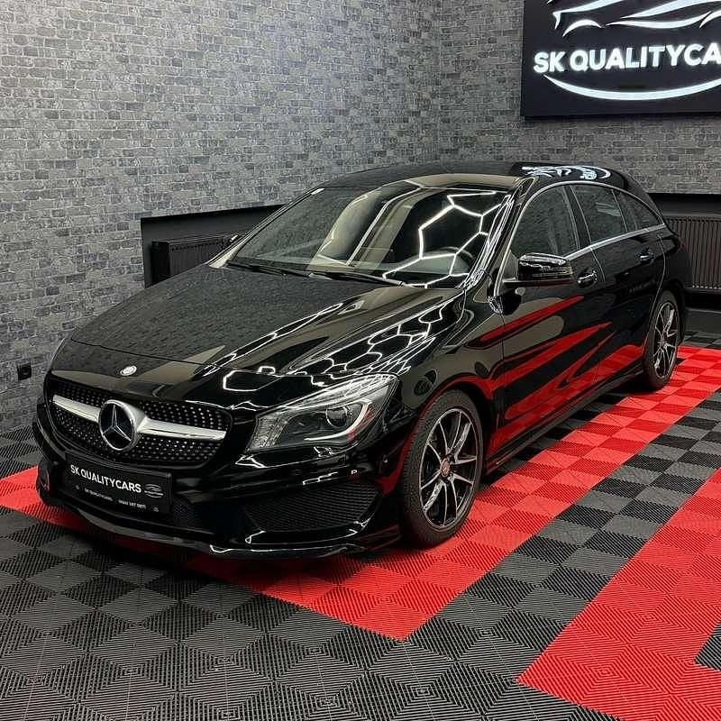 Schwarz Gebraucht 2015 Mercedes CLA220 Shooting Brake AMG line Kombi | € 17.990 (Guter Preis) - Bild 1/4