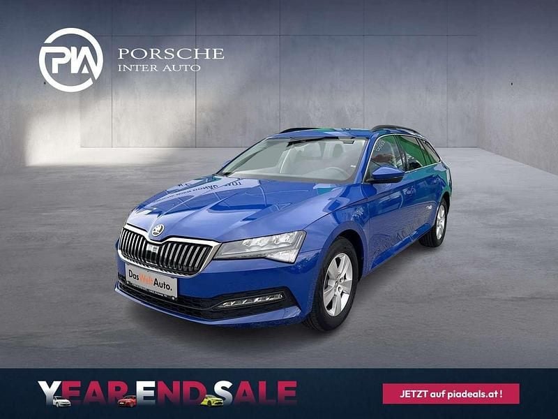 Mittelblau normal Gebraucht 2024 Skoda Superb Ambition Kombi | € 32.980 (Guter Preis) - Bild 1/4