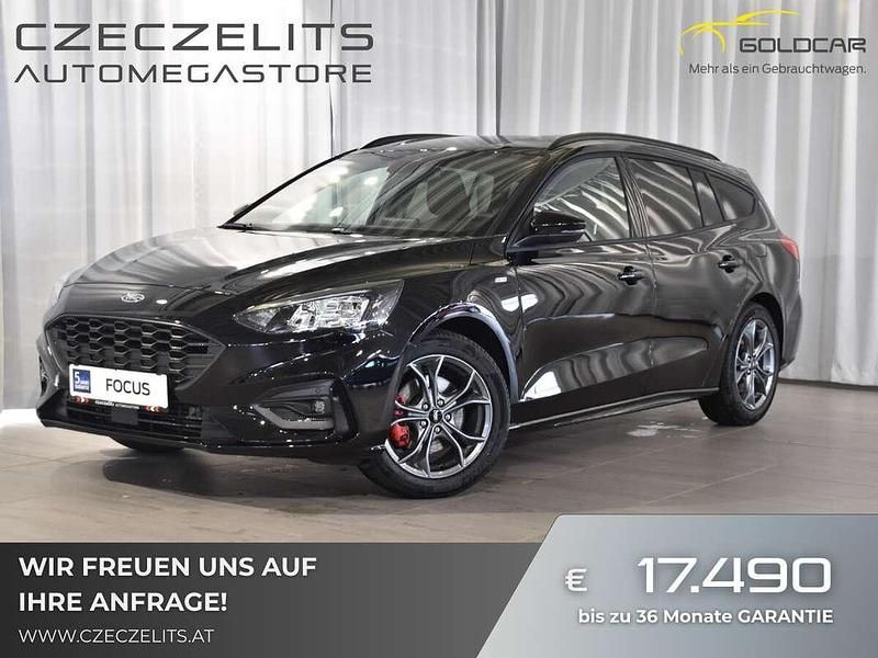 Schwarz Gebraucht 2020 Ford Focus ST-Line Kombi | € 17.490 (Fairer Preis) - Bild 1/4
