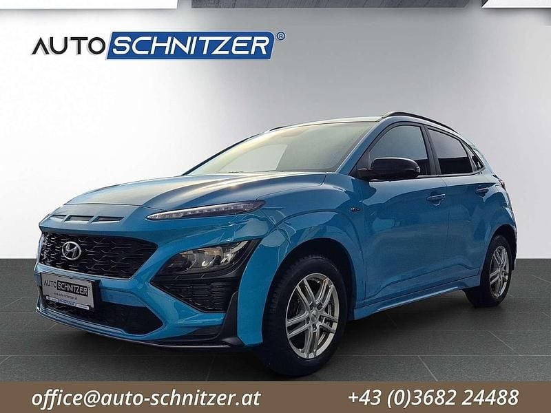Gebraucht Hyundai Kona N Line 120 PS (88 kW) 2021 Blau SUV