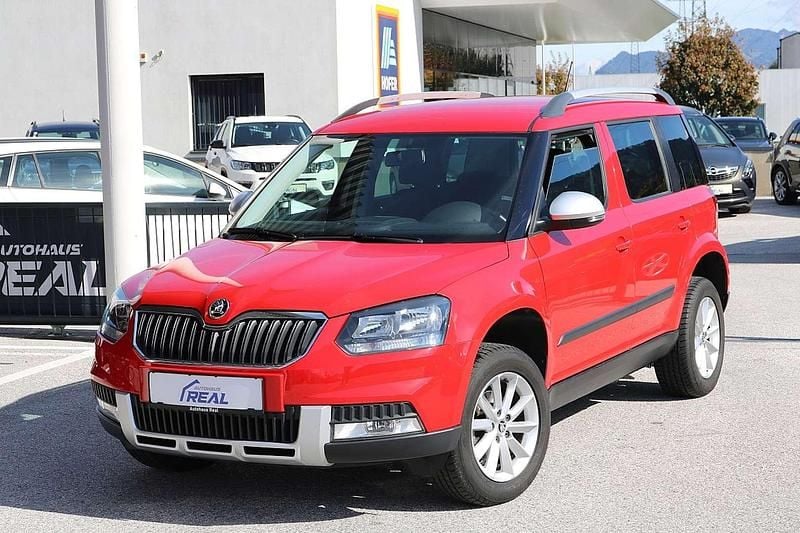Rot Gebraucht 2015 Skoda Yeti Outdoor Ambition SUV | € 12.990 - Bild 1/4
