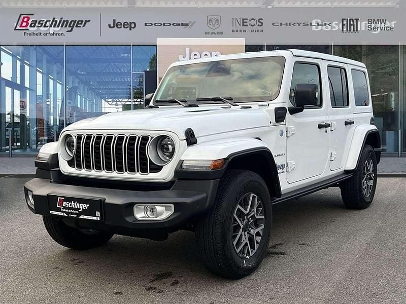 Weiß Neu 2025 Jeep Wrangler Sahara SUV | € 79.390 (Superpreis) - Bild 1/4