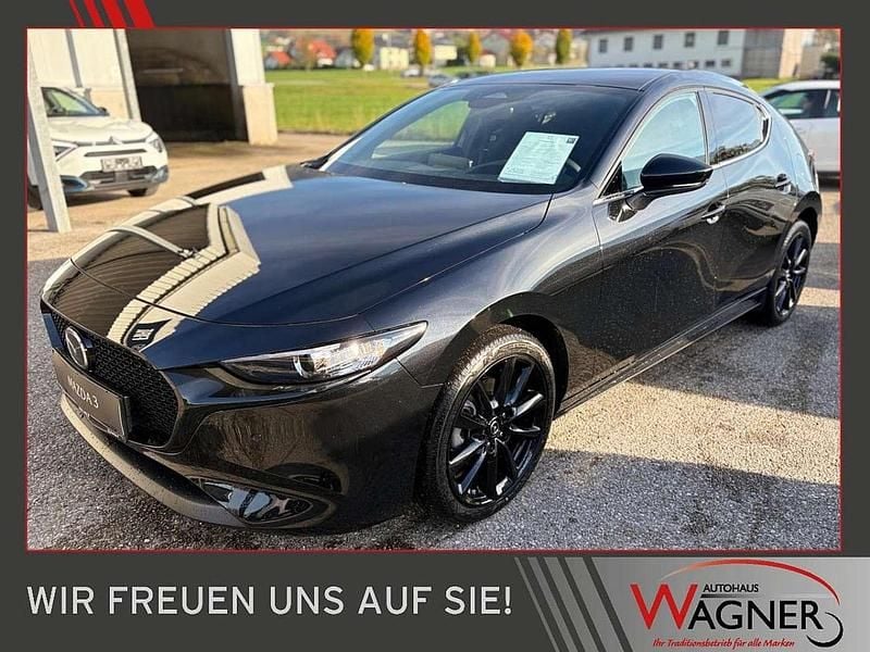 Neu Mazda 3 Homura-Line 140 PS (102 kW) 2025 Schwarz Limousine