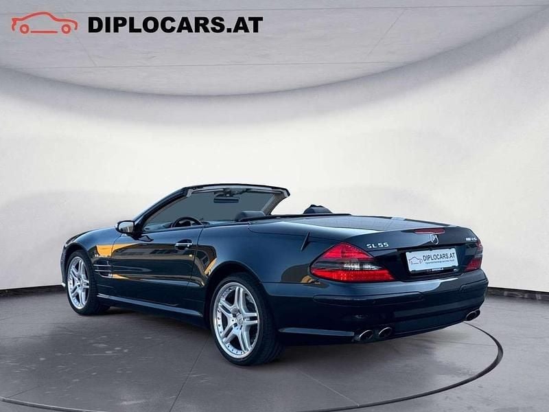 Gebraucht Mercedes SL55 AMG AMG 517 PS (380 kW) 2006 Schwarz Cabrio