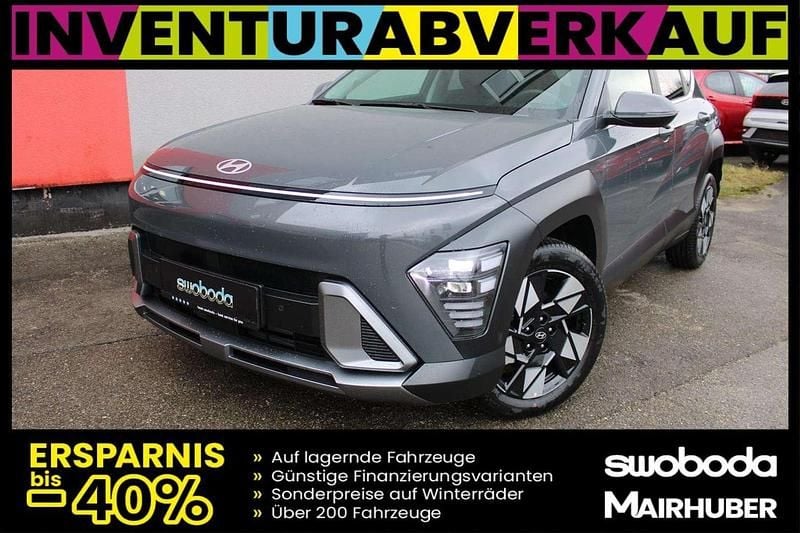 Gebraucht Hyundai Kona GO! 138 PS (101 kW) 2024 Ecotronic gray  grau SUV