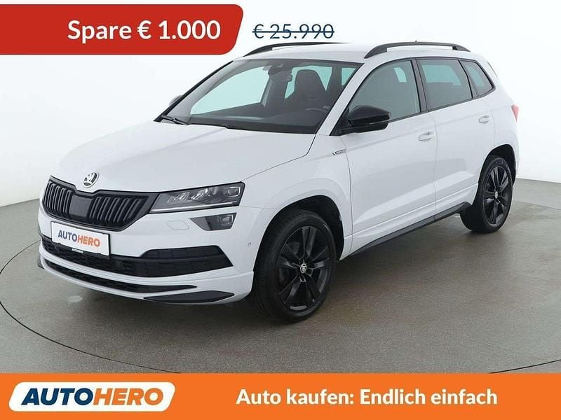 Gebraucht Skoda Karoq SportLine 150 PS (110 kW) 2020 Weiß SUV