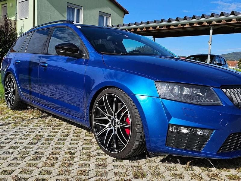 Gebraucht Skoda Octavia RS 220 PS (161 kW) 2014 Blau Kombi